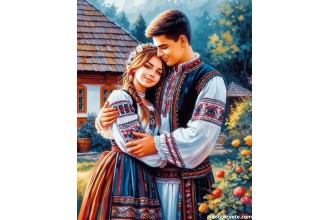 Диамантен гоблен В ПРЕГРЪДКАТА НА ЛЮБИМИЯ