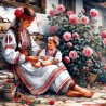 Диамантен гоблен ДО РОЗОВИЯТ ХРАСТ